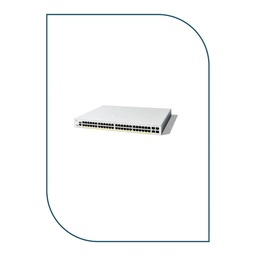 [C1300-48FP-4G] Cisco C1300-48FP-4G Catalyst 1300 Managed Switch, 48 x 10/100/1000 30W PoE+ ports with 740W power budget, 4 x Gigabit SFP