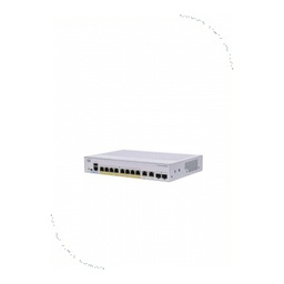 [CBS250-8P-E-2G-EU] Cisco CBS250-8P-E-2G-EU Business 250 Smart Switch, 8 10/100/1000 PoE+ ports with 60W power budget, 2 Gigabit copper/SFP combo ports