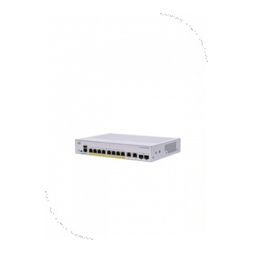 [CBS250-8P-E-2G-EU] Cisco CBS250-8P-E-2G-EU Business 250 Smart Switch, 8 10/100/1000 PoE+ ports with 60W power budget, 2 Gigabit copper/SFP combo ports