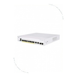 [CBS350-8FP-2G-EU] Cisco CBS350-8FP-2G-EU Business 350 Managed Switch, 8 10/100/1000 PoE+ ports with 120W power budget, 2 Gigabit copper/SFP combo ports