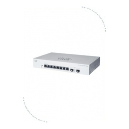 [CBS220-8FP-E-2G-EU] Cisco CBS220-8FP-E-2G-EU Business 220 Smart Switch, 8 x 10/100/1000 PoE+ ports with 130W power budget, 2 x Gigabit SFP