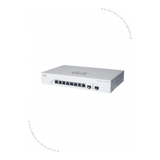 [CBS220-8FP-E-2G-EU] Cisco CBS220-8FP-E-2G-EU Business 220 Smart Switch, 8 x 10/100/1000 PoE+ ports with 130W power budget, 2 x Gigabit SFP