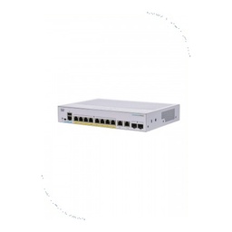[CBS250-8FP-E-2G-EU] Cisco CBS250-8FP-E-2G-EU Business 250 Smart Switch, 8 10/100/1000 PoE+ ports with 120W power budget, 2 Gigabit copper/SFP combo ports