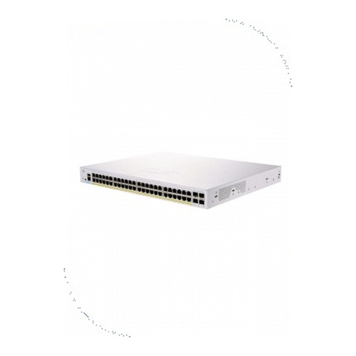 [CBS250-48P-4G-EU] Cisco CBS250-48P-4G-EU Business 250 Smart Switch, 48 10/100/1000 PoE+ ports with 370W power budget, 4 Gigabit SFP
