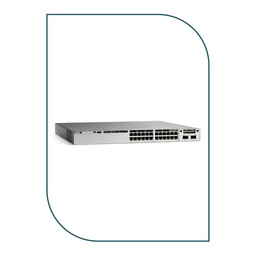 [C9300-24T-A] Cisco C9300-24T-A Catalyst 9300 Switch, 24 x 1G copper data ports, modular uplinks, Network Advantage
