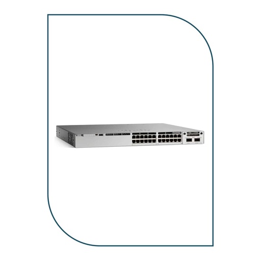 [C9300-24T-A] Cisco C9300-24T-A Catalyst 9300 Switch, 24 x 1G copper data ports, modular uplinks, Network Advantage