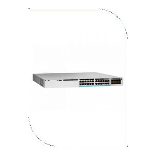 [C9300L-24T-4X-E] Cisco C9300L-24T-4X-E Catalyst 9300 Switch, 24 x 1G copper data ports, 4 x 10G SFP+ fixed uplinks, Network Essentials
