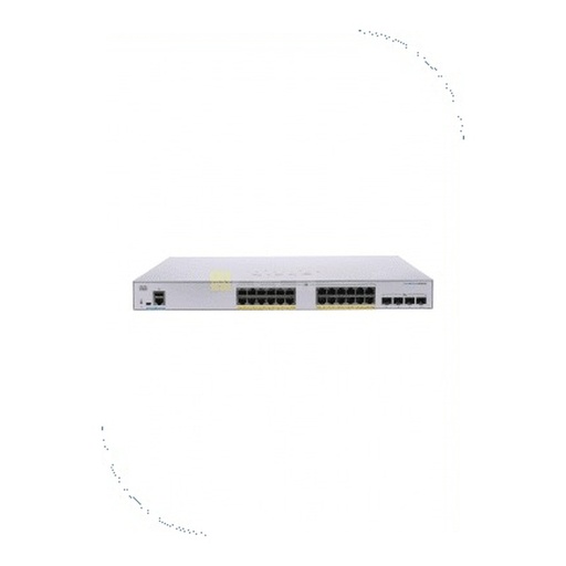 [CBS350-24FP-4G-EU] Cisco CBS350-24FP-4G-EU Business 350 Managed Switch, 24 10/100/1000 PoE+ ports with 370W power budget, 4 Gigabit SFP