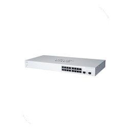 [CBS220-16P-2G-EU] Cisco CBS220-16P-2G-EU Business 220 Smart Switch, 16 x 10/100/1000 PoE+ ports with 130W power budget, 2 x Gigabit SFP
