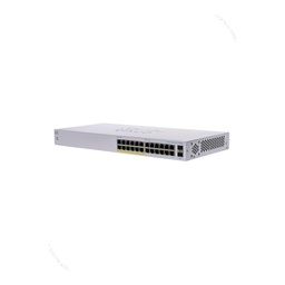 [CBS110-24PP-EU] Cisco CBS110-24PP-EU Business 110 Unmanaged Switch, 24 x 10/100/1000 ports (12 support PoE with 100W power budget), 2 x Gigabit SFP shared (combo)