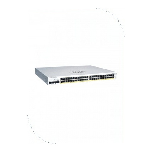 [CBS220-48T-4G-EU] Cisco CBS220-48T-4G-EU Business 220 Smart Switch, 48 x 10/100/1000 ports, 4 x Gigabit SFP