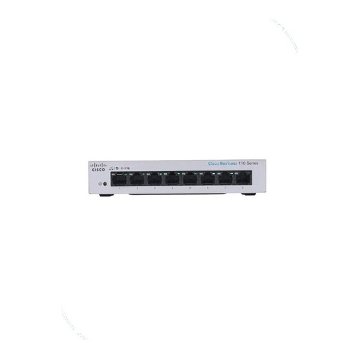 [CBS110-8T-D-EU] Cisco CBS110-8T-D-EU Business 110 Unmanaged Switch, 8 x 10/100/1000 ports, Desktop