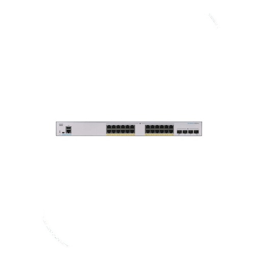 [CBS350-24P-4G-EU] Cisco CBS350-24P-4G-EU Business 350 Managed Switch, 24 10/100/1000 PoE+ ports with 195W power budget, 4 Gigabit SFP
