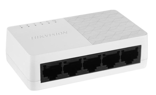 [DS-3E0105D-O] Hikvision DS-3E0105D-O 5-Port Fast Ethernet Plastic Switch