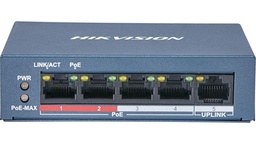 [DS-3E0105P-E] Hikvision DS-3E0105P-E 4 Port Fast Ethernet Unmanaged POE Switch
