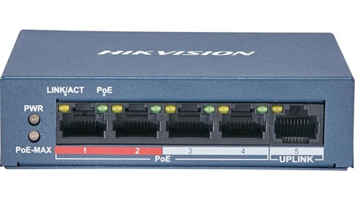 [DS-3E0106MP-E/M] Hikvision DS-3E0106MP-E/M 4 Port Fast Ethernet Unmanaged POE Switch