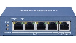 [DS-3E0505P-E/M] Hikvision DS-3E0505P-E/M 4 Port Gigabit Unmanaged POE Switch