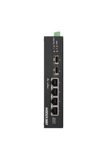 [DS-3T0506HP-E/HS] Hikvision DS-3T0506HP-E/HS 4 Port Gigabit Unmanaged Harsh POE Switch