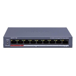 [DS-3E0109P-E/M] Hikvision DS-3E0109P-E/M 8 Port Fast Ethernet Unmanaged POE Switch
