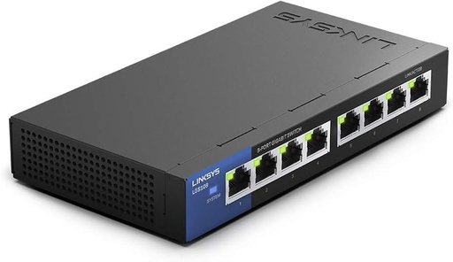 [LN2308P-KE] Linksys LN2308P-KE 8-Port 2.5G Multi-Gigabit Unmanaged PoE Switch