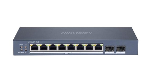 [DS-3E1510P-SI] Hikvision DS-3E1510P-SI 8 Port Gigabit Smart POE Switch