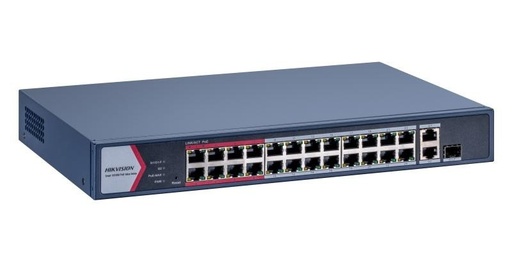[DS-3E1326P-EI/M] Hikvision DS-3E1326P-EI/M 24 Port Fast Ethernet Smart POE Switch
