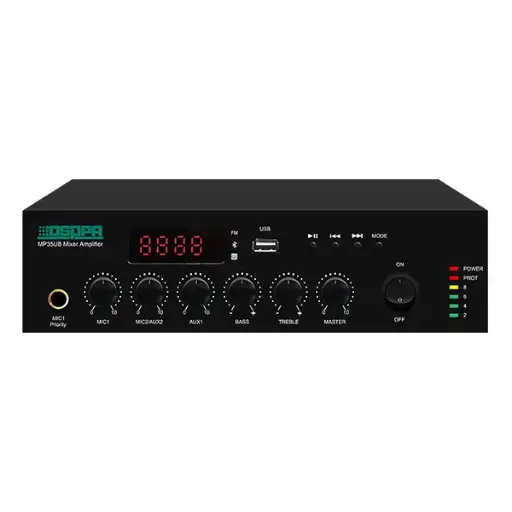 [MP35UB] DSPPA 35W Mini Digital Mixer Amplifier With USB & Bluetooth