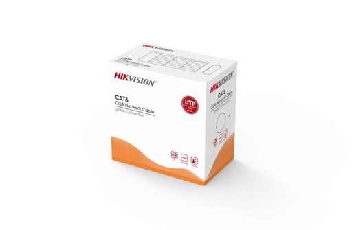 [DS-1LN6UU/CCA] Hikvision DS-1LN6UU/CCA CAT6 U/UTP Network Cable (CCA, 0.57mm)