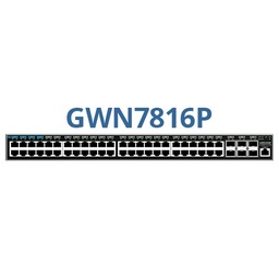 [GWN7816P] Grandstream GWN7816P 48-Port Layer 3 Managed PoE Switch with 6 x 10G SFP+