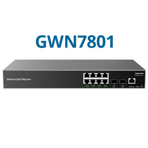 [GWN7801] Grandstream GWN7801 8-Port Layer 2+ Managed Switch