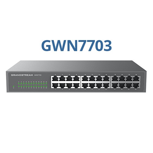 [GWN7703] Grandstream GWN7703 24-Port Gigabit Unmanaged Switch