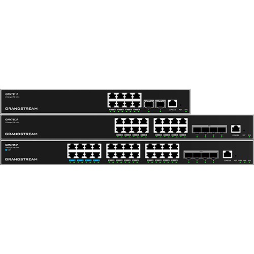 [GWN7813P] Grandstream GWN7813P 24-Port Layer 3 Managed PoE Switch with 4 x 10G SFP+