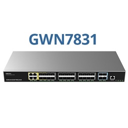 [GWN7831] Grandstream GWN7831 Layer 3 Aggregation Managed Switch (24 x SFP, 4 x 10G SFP+)