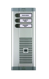 [925/103+1128/500] Urmet 925/103+1128/500 925 Audio Door Panel, 3 Buttons, with 1128/500 Audio Module