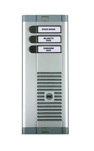 [925/103+1128/500] Urmet 925/103+1128/500 925 Audio Door Panel, 3 Buttons, with 1128/500 Audio Module