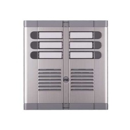 [925/206+1128/500] Urmet 925/206+1128/500 925 Audio Door Panel, 6 Buttons, with 1128/500 Audio Module