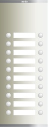 [850440] Auta 850440 Compact Analogue Door Panel, 20 Buttons