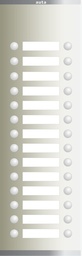 [850544] Auta 850544 Compact Analogue Door Panel, 28 Buttons