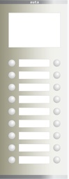 [851429] Auta 851429 Compact Analogue Door Panel, 18 Buttons (with microphone opening, microphone not included)