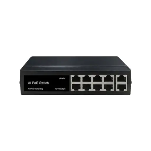 [GNTP9210ES] SWITCH GENATA POE PLASTIC [ 8P ×100 + 2P UP×100 ]