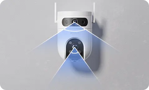 [H9C 3MP+3MP] EZVIZ  Dual-Lens Pan & Tilt Wi-Fi Camera 