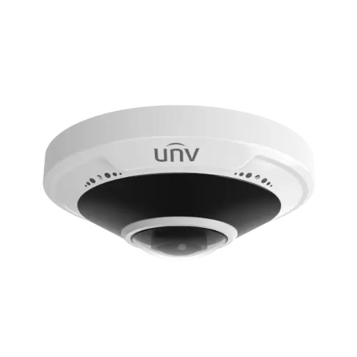 [IPC815SB-ADF14K-A] Uniview 5MP Fisheye Fixed Dome Network Camera Built-in 2 Mic