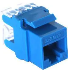 [NKJ-C6BLU1B21] D-Link Cat6 UTP Keystone Jacks (Blue)