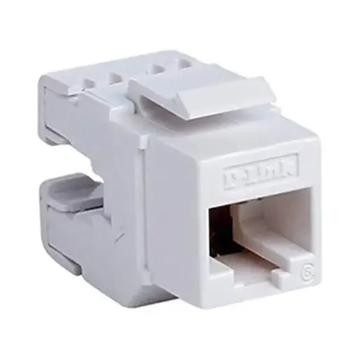[NKJ-C6WHI1B21] D-Link Cat6 UTP Keystone Jacks (White)