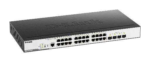 [DGS-3000-28LP] D-Link 24 Gigabit PoE Ports + 4 SFP Ports Managed L2 Metro Ethernet Gigabit Switch