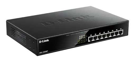 [DGS-1008MP] D-Link 8-Port Desktop Gigabit Max PoE Switch