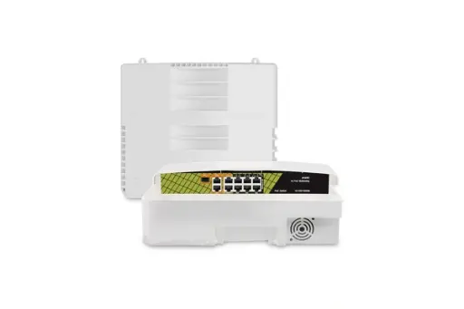 [GNT-P4804F6] SWITCH GENATA WATERPROOF POE [ 8P×100 + 2P UP×1000 + 1P SFP×1000]