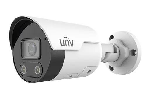 [IPC2122LE-ADF40KMC-WL] Uniview 2MP HD ColorHunter Mini IR Fixed Bullet Network Camera Built-in Mic & Speaker
