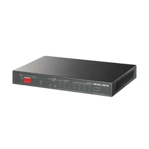[MS110GMP] Mercusys MS110GMP 10-Port Gigabit Desktop Switch with 8-Port PoE+