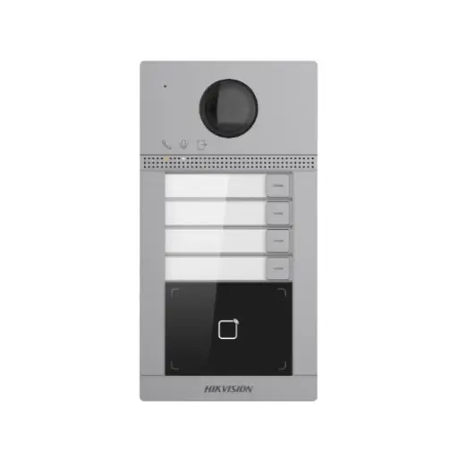 [DS-KV8413-WME1(B)] HIKVISION 4 Button Metal Villa Door Station